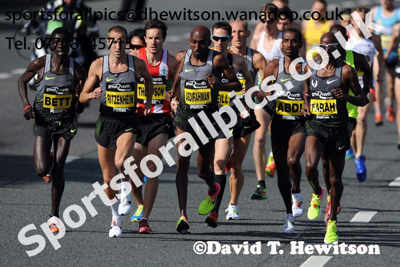 Mens Great North Run. Photo: David T. Hewitson/Sports for All Pics